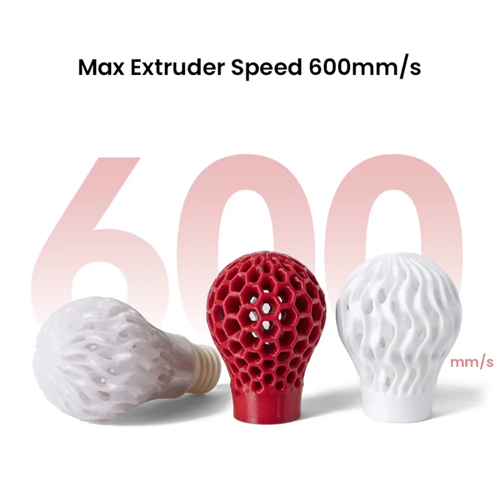 Seller illustration advertising 600 mm/s maximum movement speed