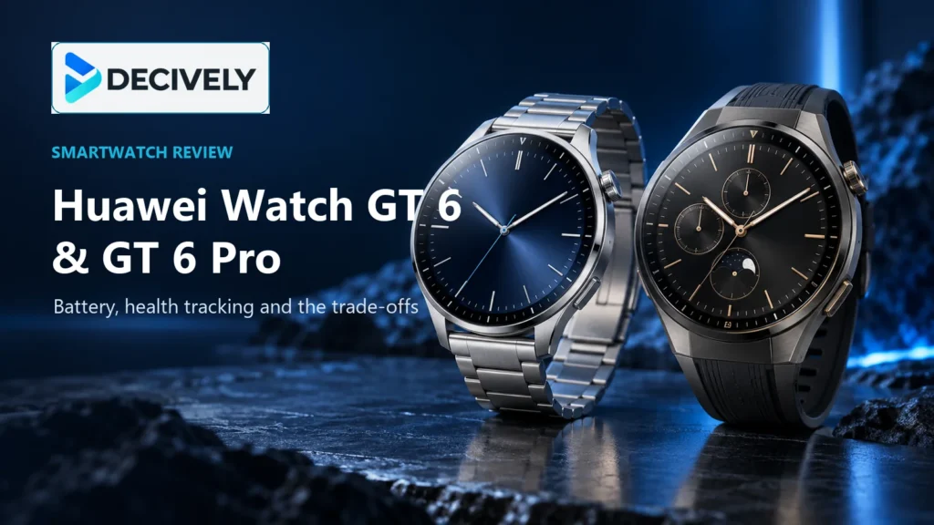 Huawei Watch GT 6 and GT 6 Pro review — Decively editorial guide