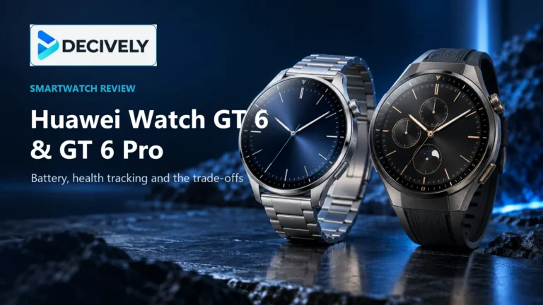 Huawei Watch GT 6 and GT 6 Pro review — Decively editorial guide