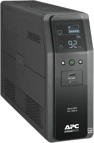 APC Back-UPS Pro BR1000MS 1000VA 600W US battery backup.