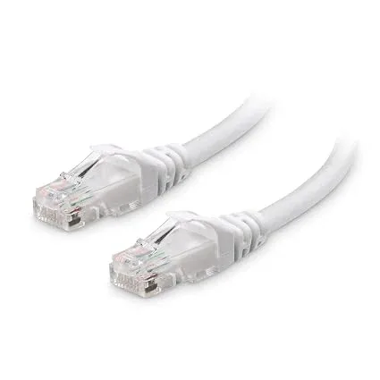 White Cable Matters Cat6 snagless Ethernet patch cable, 25 feet.