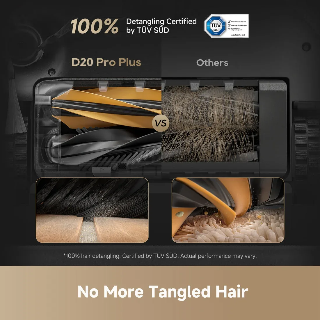 Dreame D20 Pro Plus HyperStream detangling DuoBrush, manufacturer image