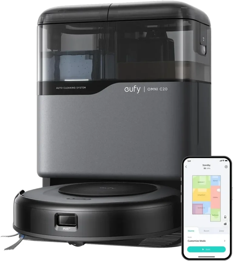 eufy Omni C20 robot vacuum and mop with cleaning station